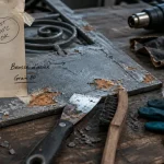Décapage peinture metal sur tôle fer : surface décapée sans abîmer le métal