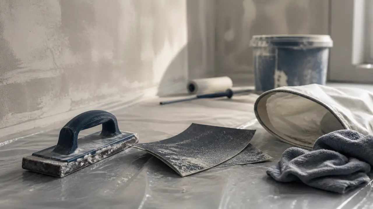 Poncer peinture avec grains 120 et 240 sans abîmer la finition