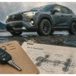 Photo 4x4 hybride : motricité et conso maîtrisée sur route humide