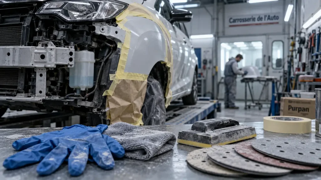 Carrosserie de l auto à Toulouse : réparation peinture vitrage en atelier