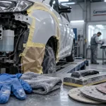 Carrosserie de l auto à Toulouse : réparation peinture vitrage en atelier