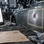 Réparation coup de portière prix : portière bosselée, atelier carrosserie