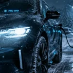 Voitures électriques froid : autonomie réduite sur route enneigée